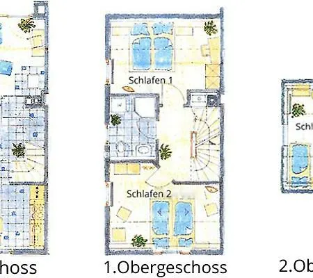 Reetdachhaus Holunder 4 펜션 *